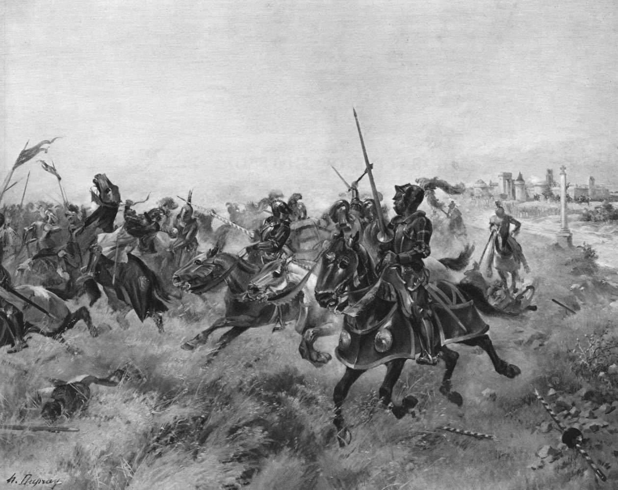Bitva u Spurs, 1513 od Unbekannt