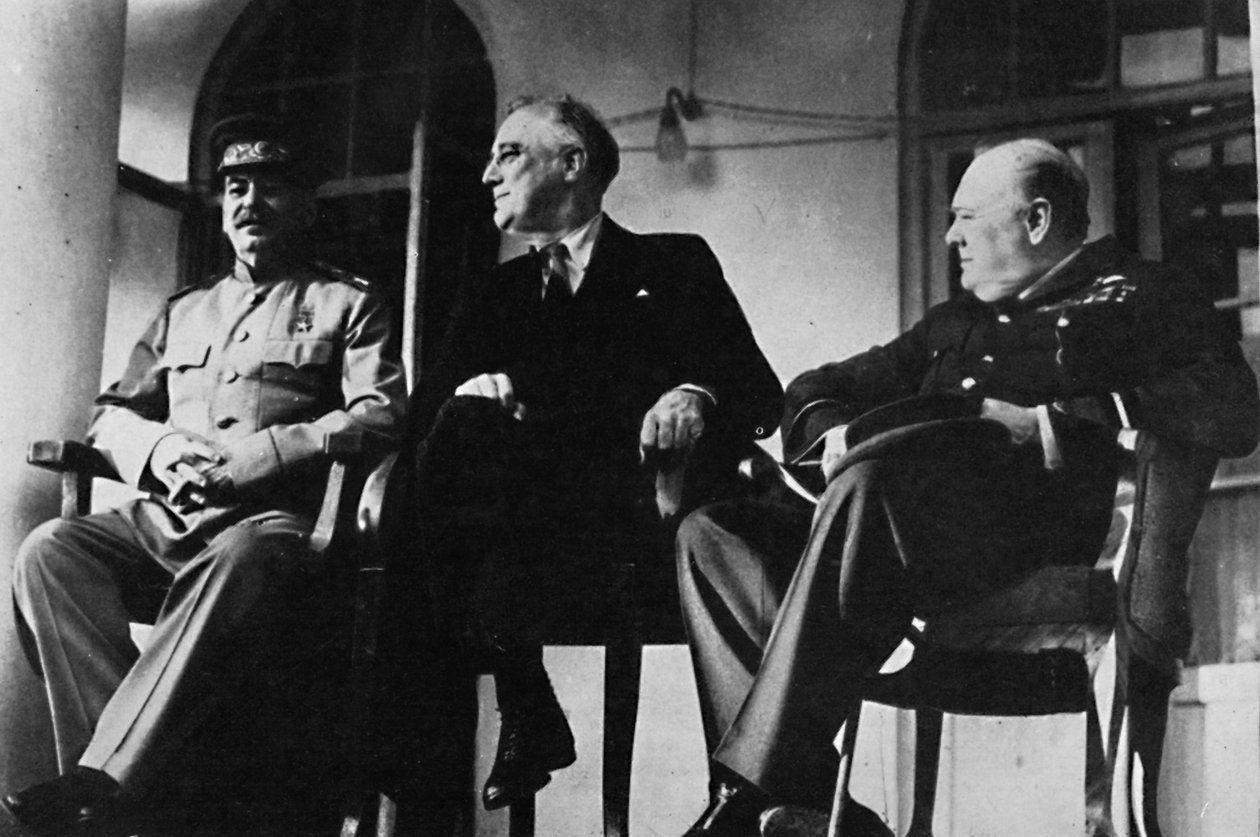 Velká trojka se setkala v Teheránu, 1943, 1945 od Unbekannt