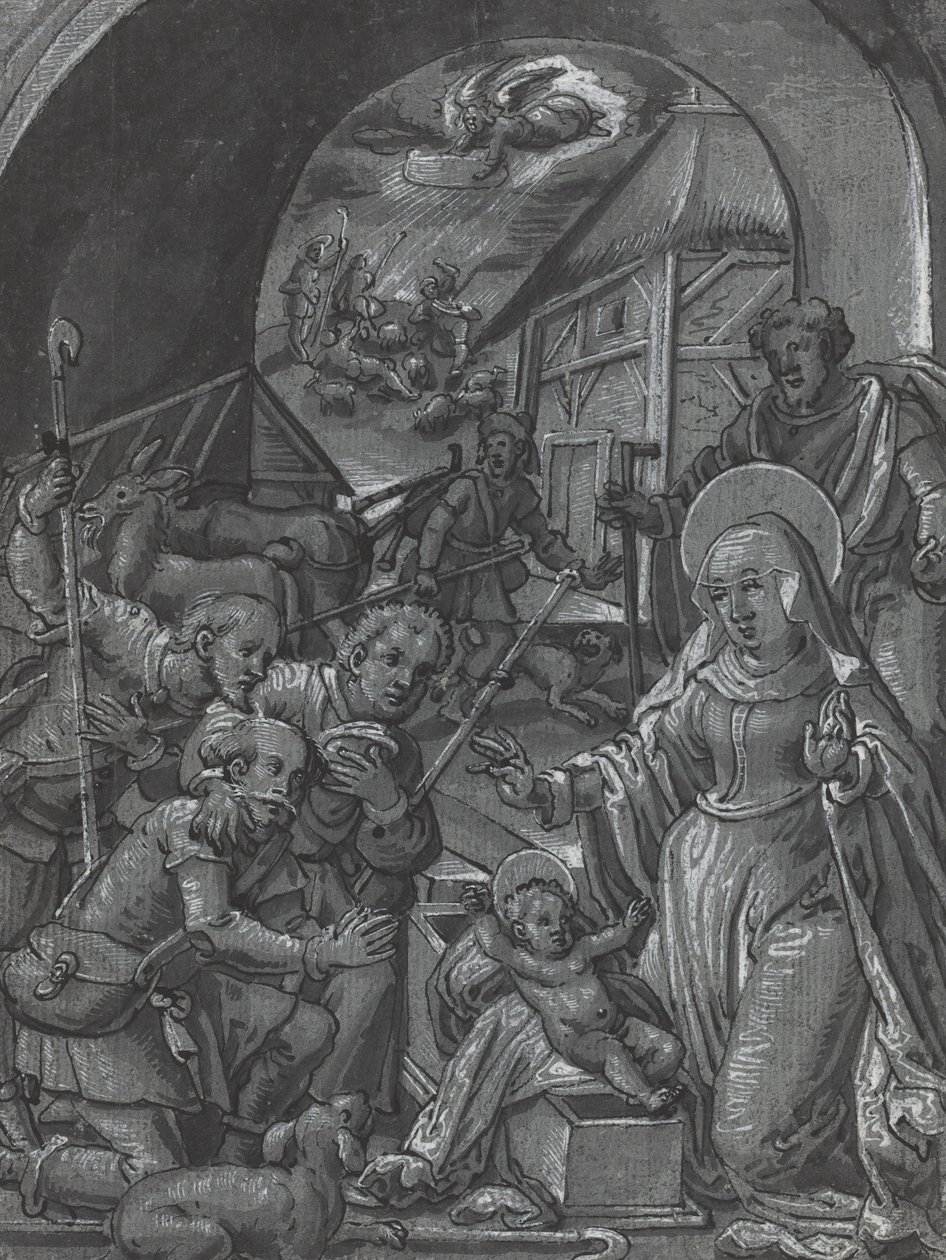 Narození Krista [verso], c. 1600. od Unbekannt