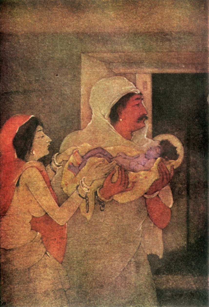 "Narození Krišny", 1920. od Unbekannt