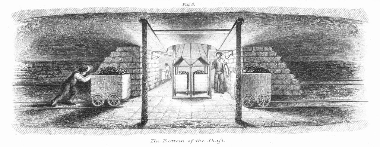 Dno šachty, 1862 od Unbekannt