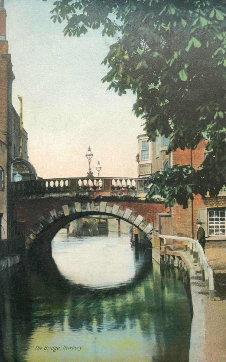 The Bridge, Newbury, konec 19.-začátek 20. století. od Unbekannt
