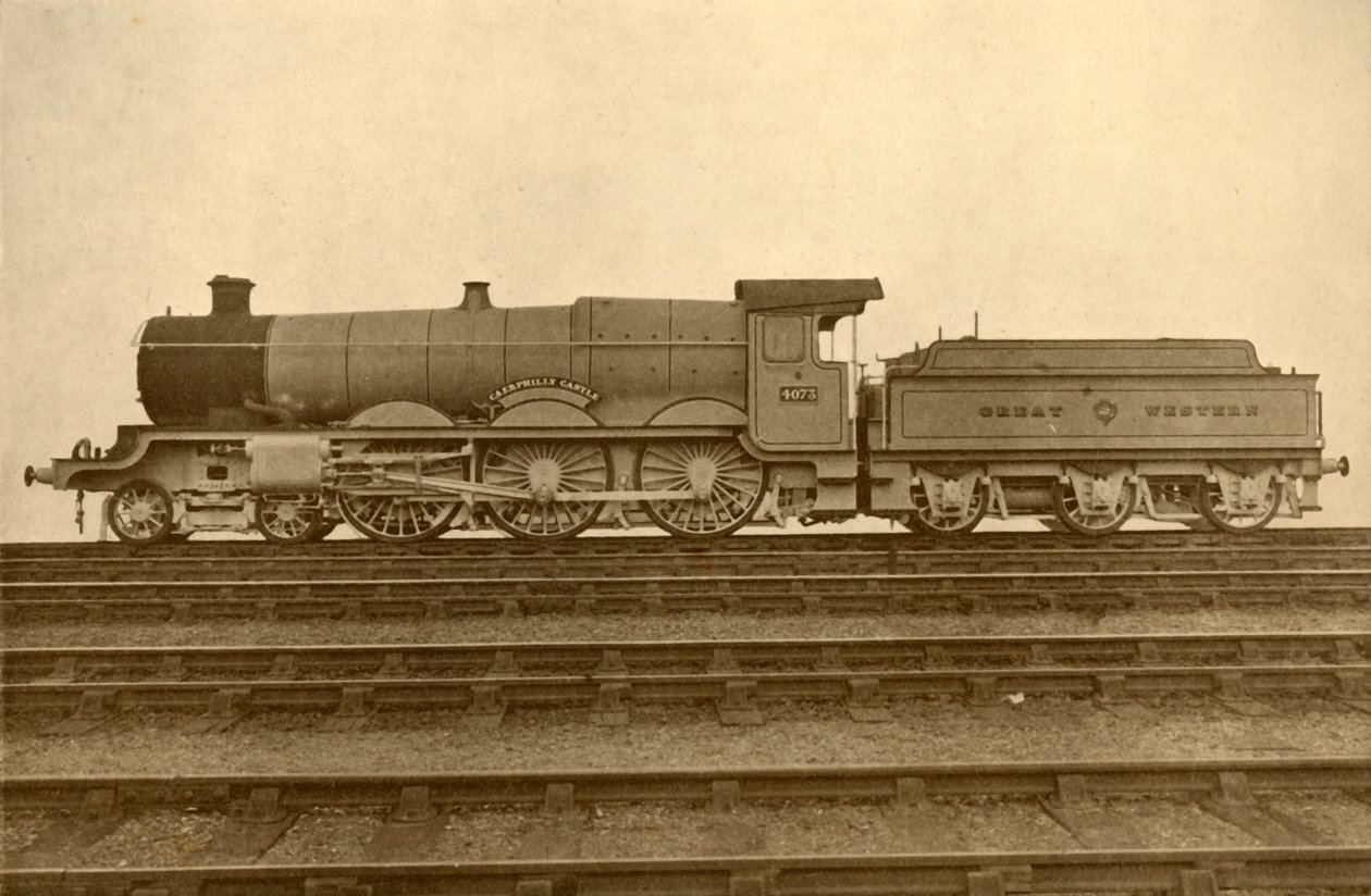 The Caerphilly Castle 4-6-0, Great Western Railway, 1930. od Unbekannt