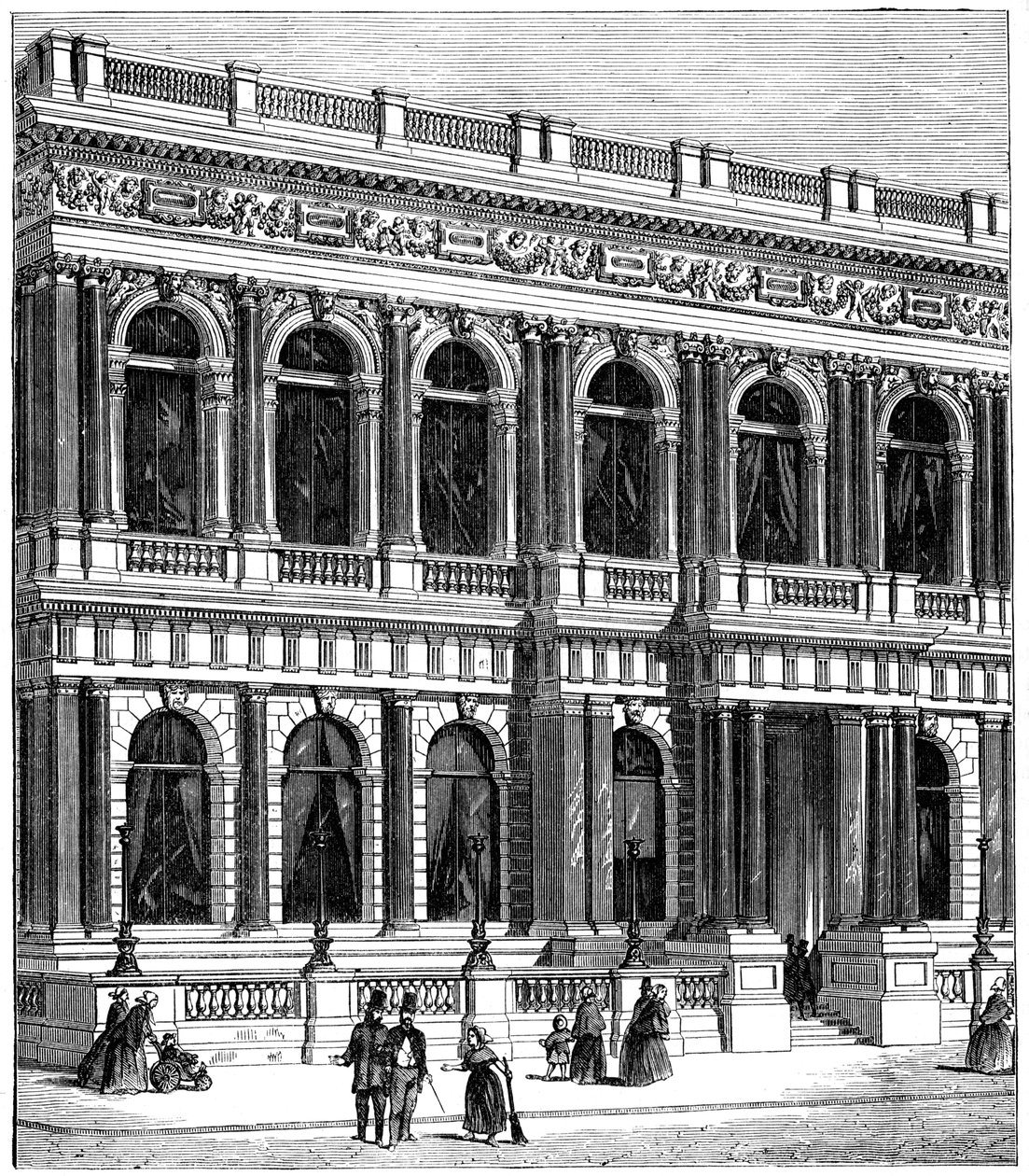 Carlton Club, Londýn, 1891 od Unbekannt