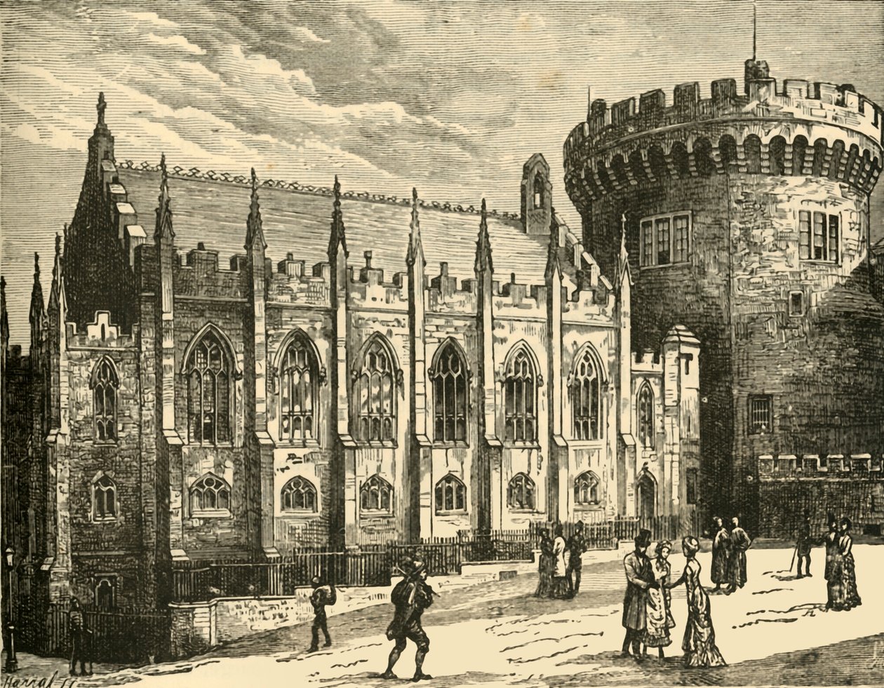 The Chapel Royal, Dublin Castle, 1898. od Unbekannt