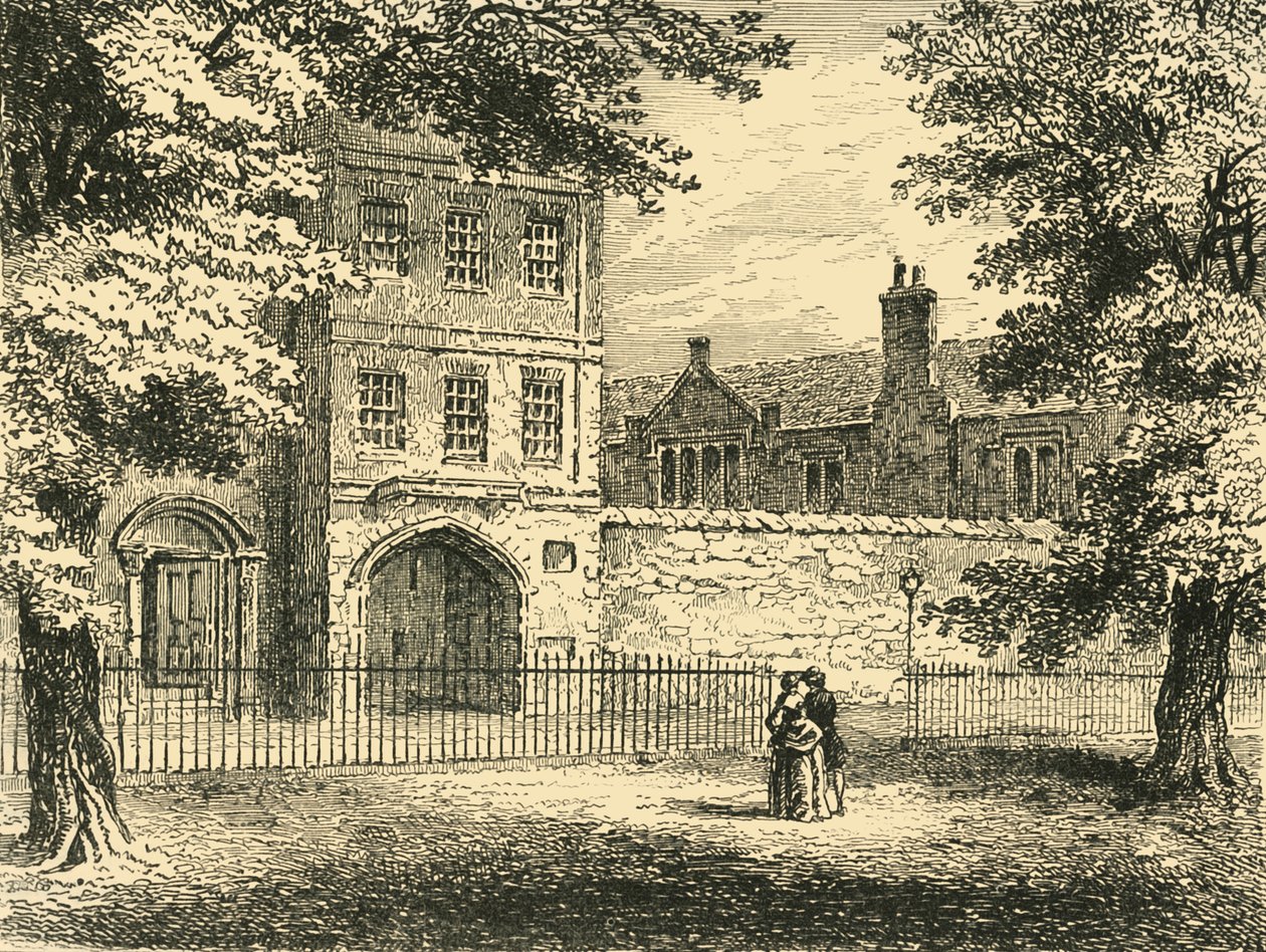Charterhouse, z náměstí, c1872. od Unbekannt
