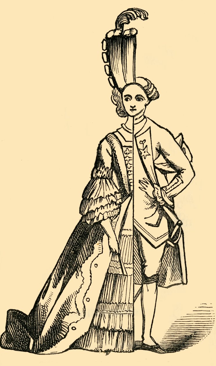 The Chevalier DEon, c1878. od Unbekannt