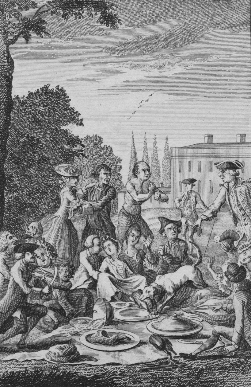 The Citizens Fete Champetre, c1770. od Unbekannt