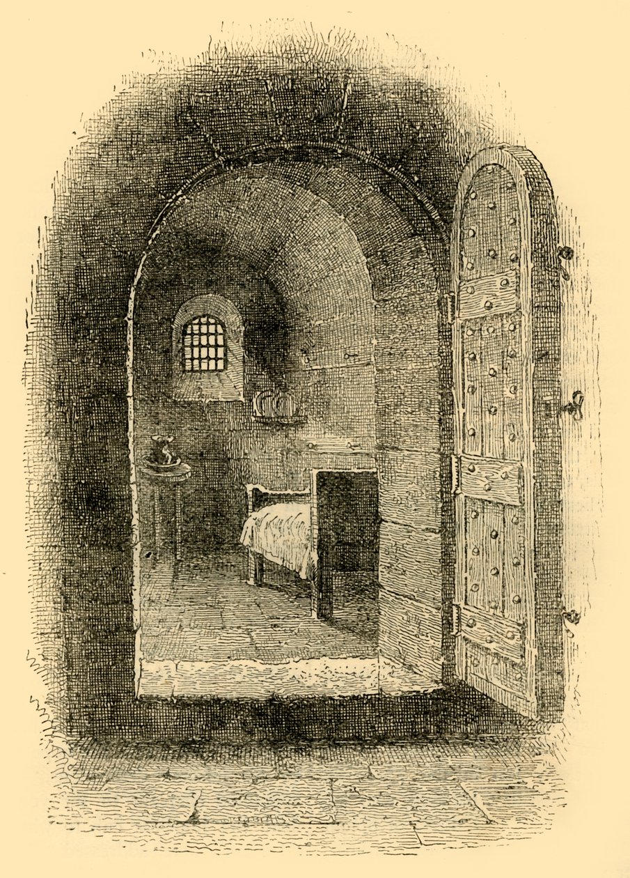 The Condemned Cell v Newgate, c1872. od Unbekannt
