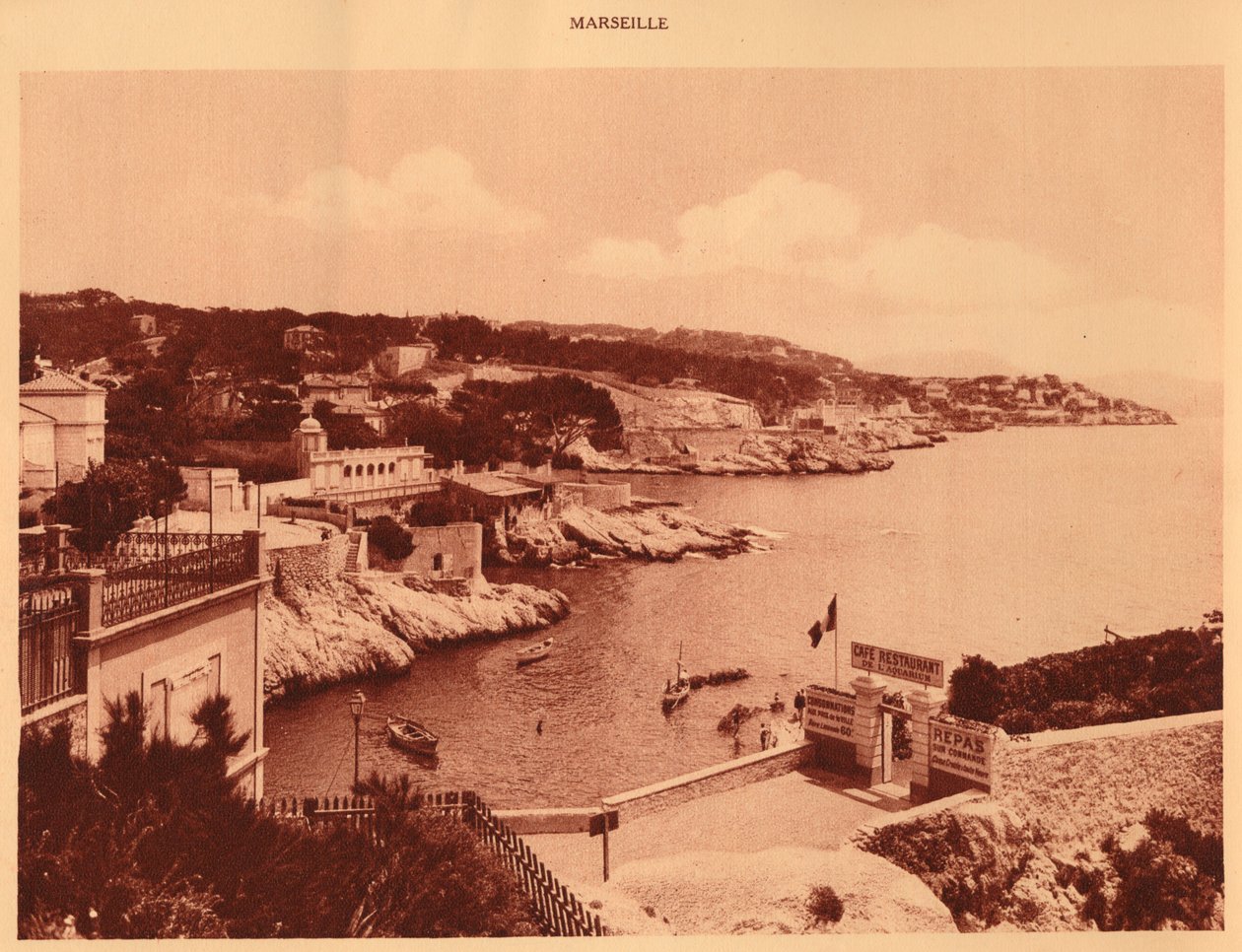 Corniche, Marseille, 1930. od Unbekannt
