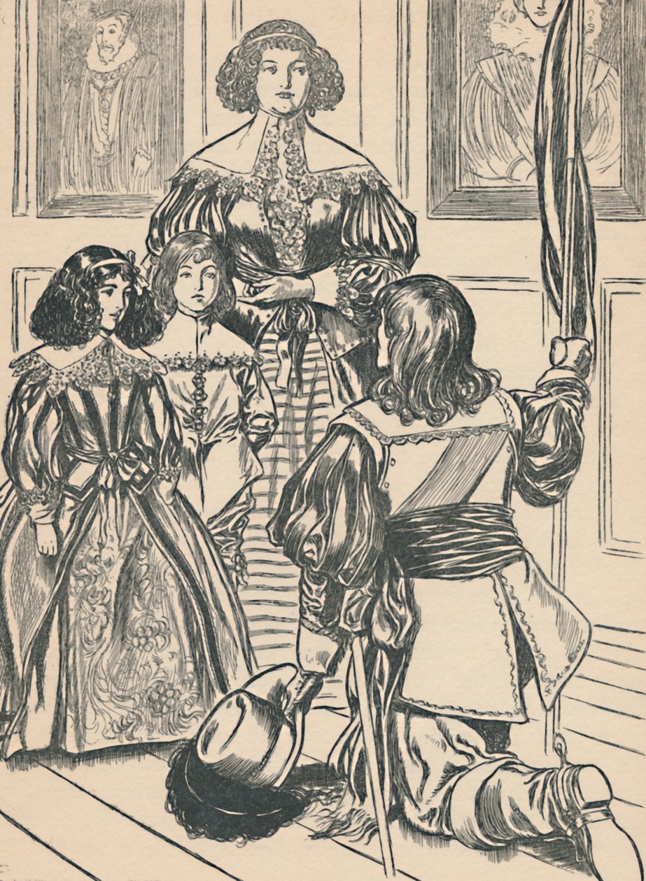 Hraběnka dostává transparenty, c1907 od Unbekannt