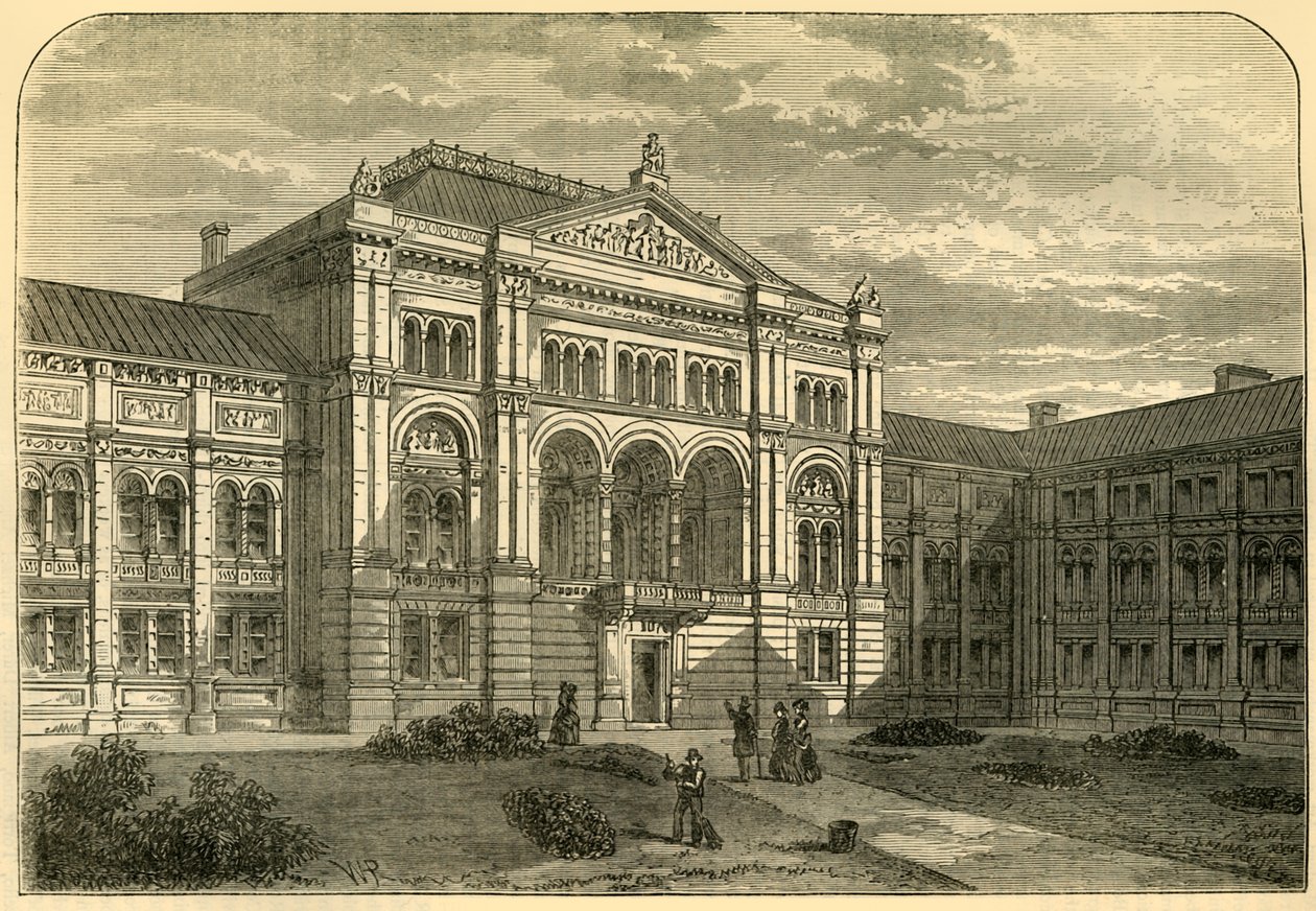 Court of the South Kensington Station, c1876. od Unbekannt