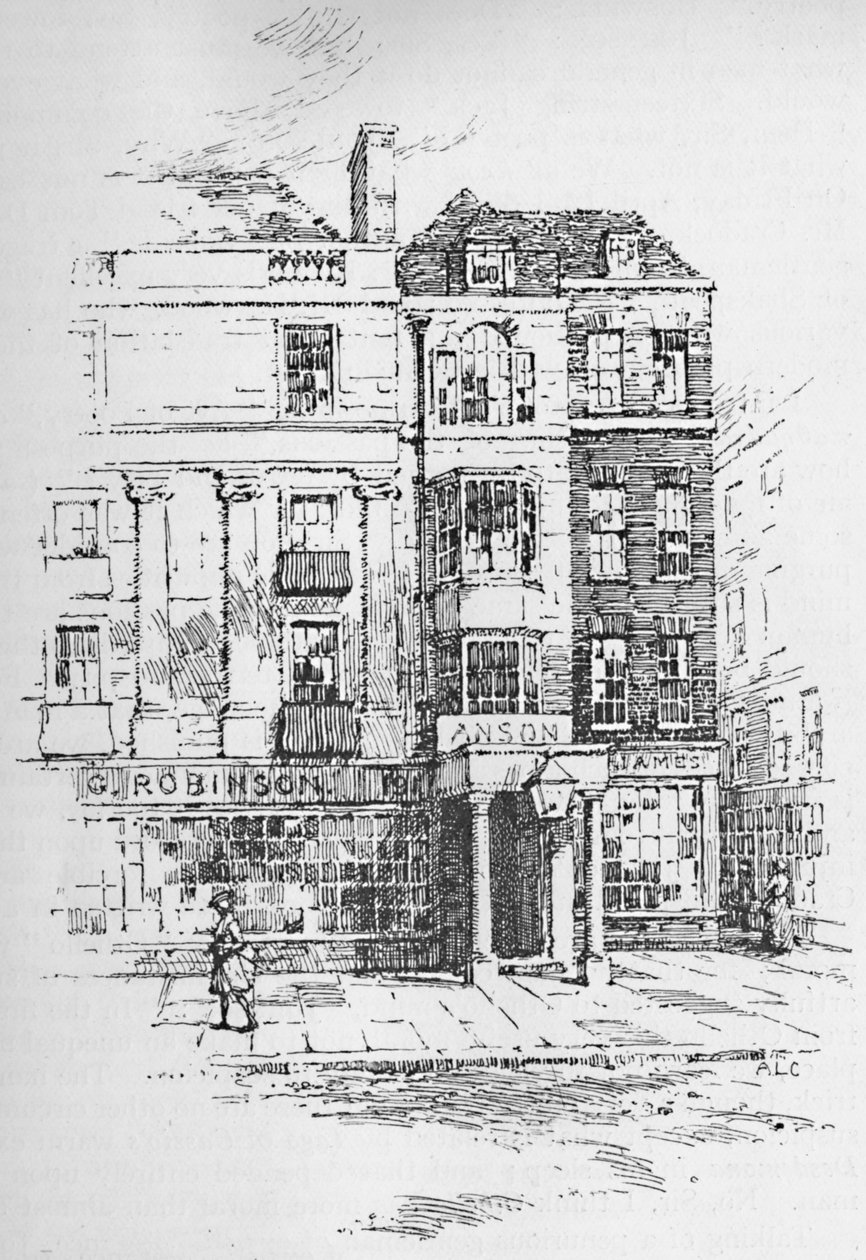The Crown and Anchor Tavern, 1907 od Unbekannt
