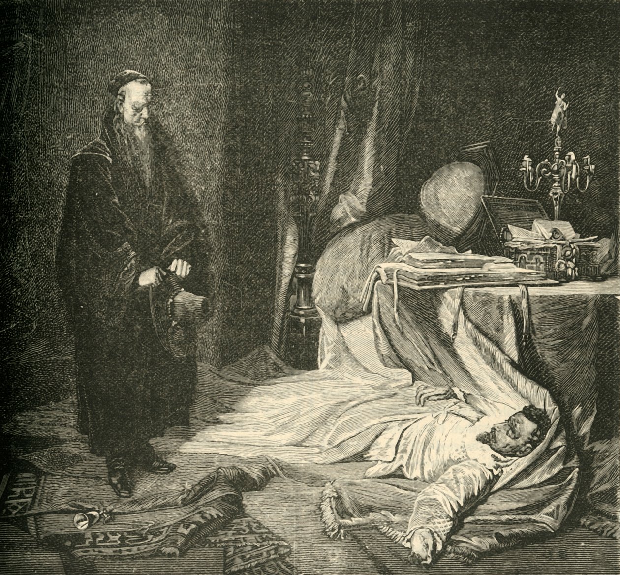 Smrt Valdštejna, 1634, 1890. od Unbekannt
