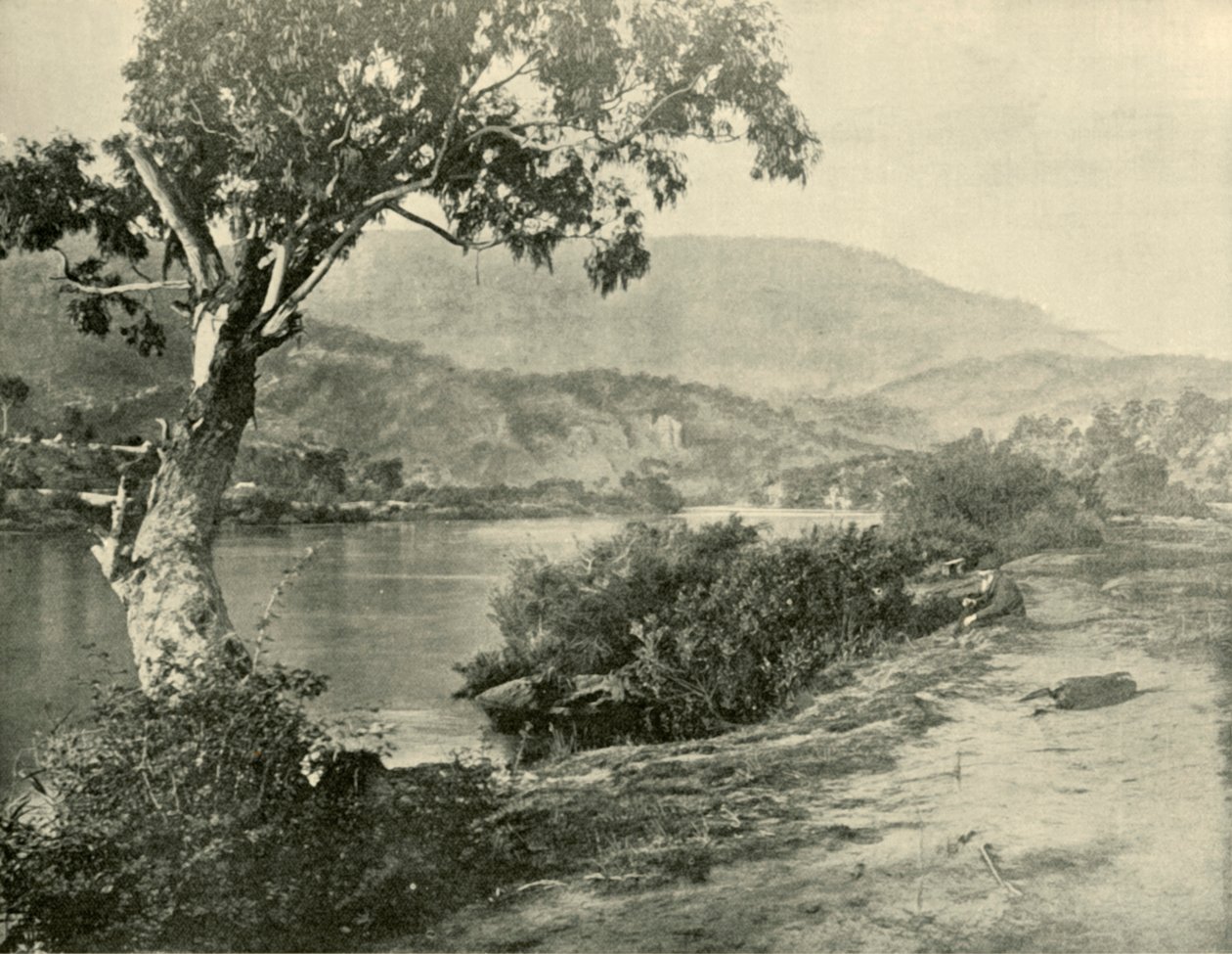 Derwent v New Norfolku, 1901. od Unbekannt