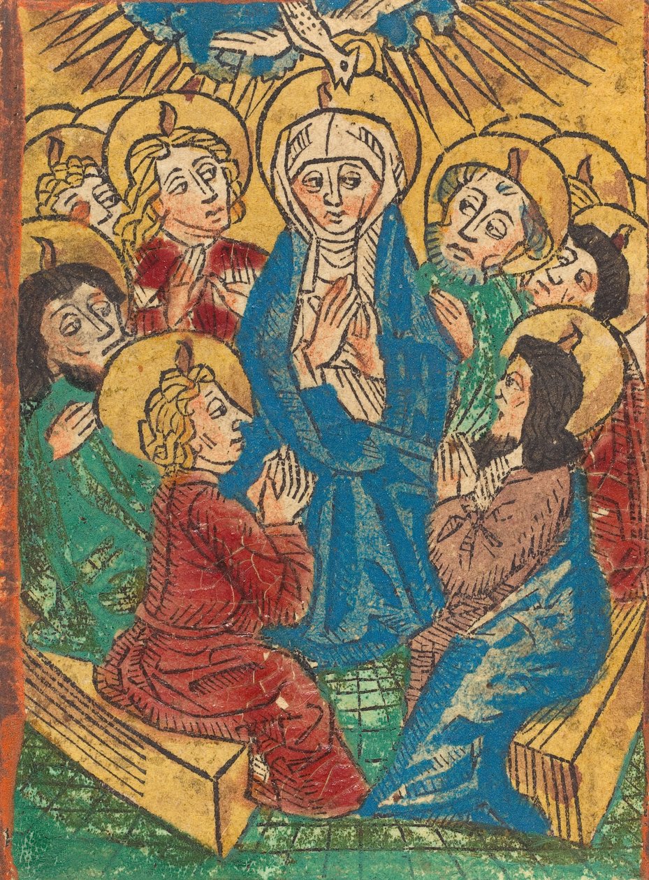 Sestoupení Ducha Svatého, c. 1490. od Unbekannt