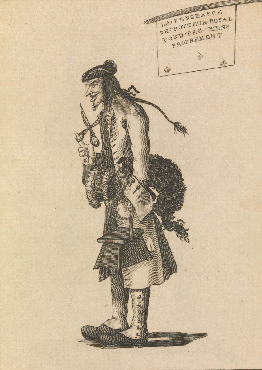 The Dog Barber, 25. dubna 1771. od Unbekannt