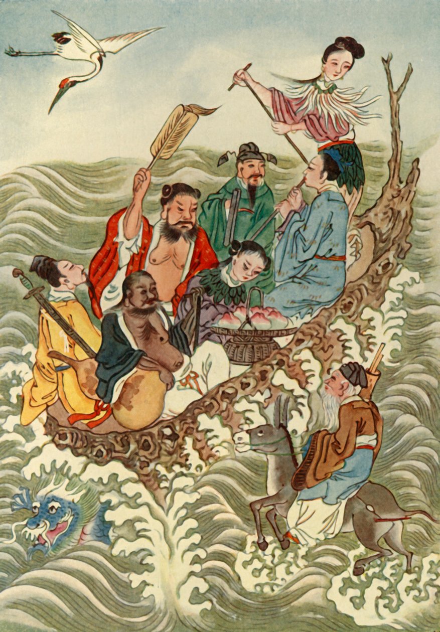 „Osm nesmrtelných přes moře“, 1922. od Unbekannt