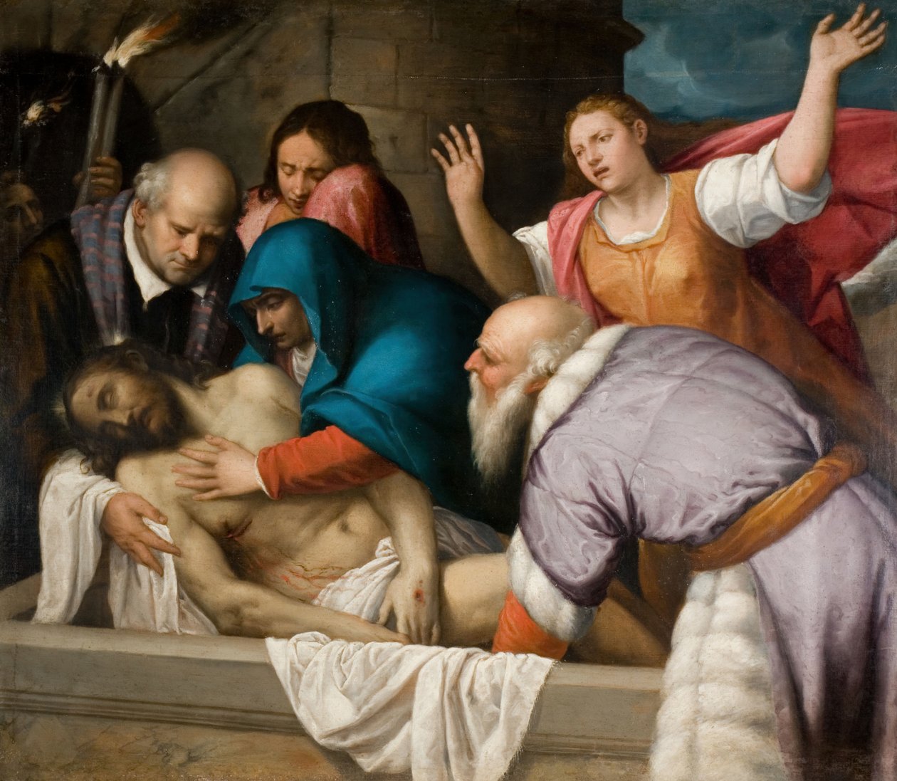 Pohřeb Krista, 1500-1600. od Unbekannt