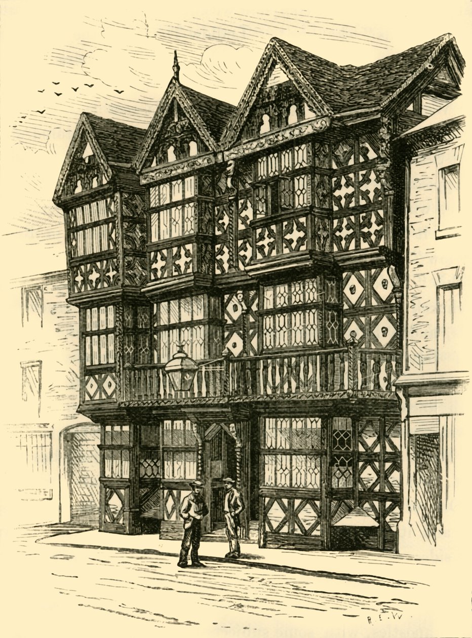 The Feathers Hotel, 1898. od Unbekannt