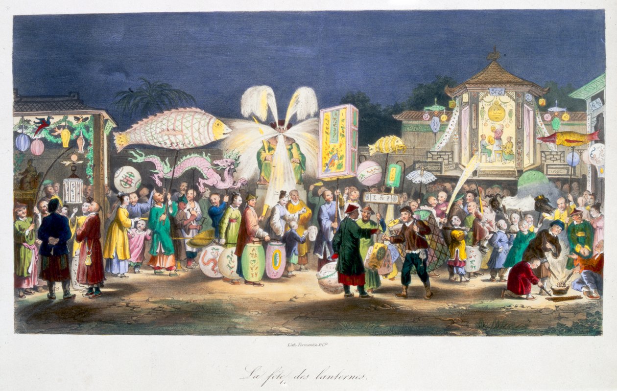 Festival luceren, Čína, 1824-1827 od Unbekannt