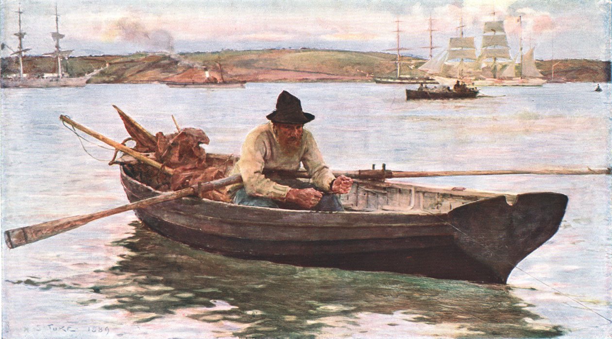 Rybář, c1902. od Unbekannt