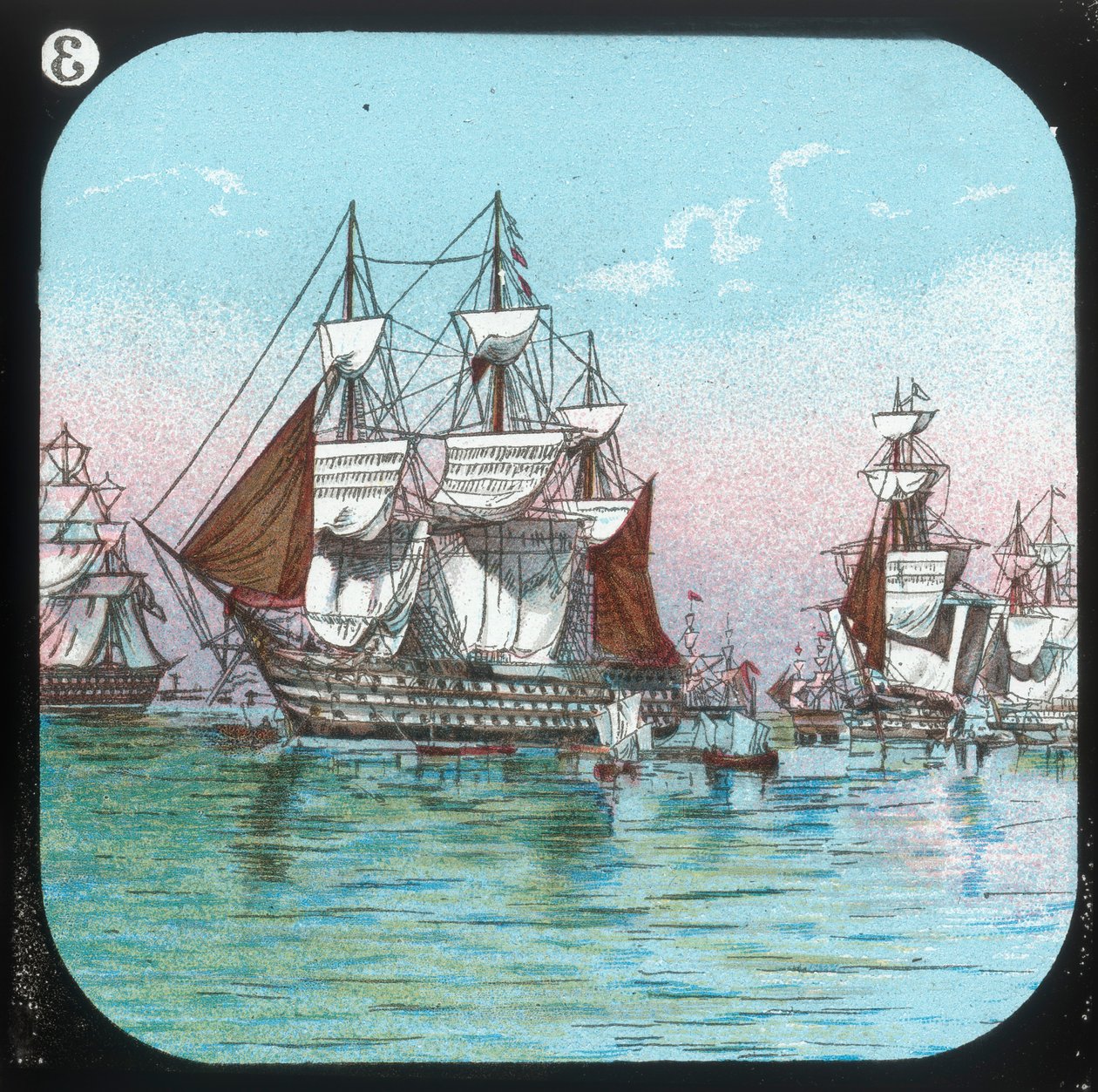 Fleet at Spithead, 1853, c1900. od Unbekannt
