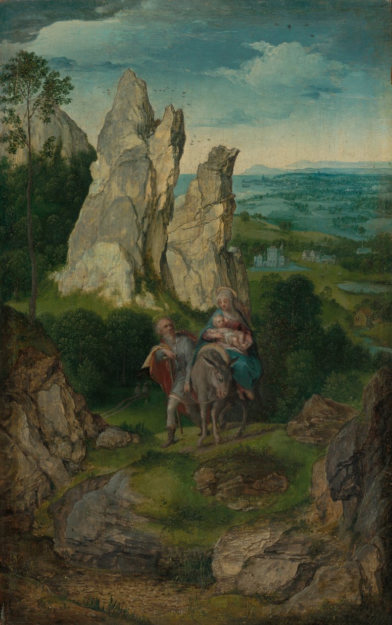 Útěk do Egypta, c. 15501575. od Unbekannt