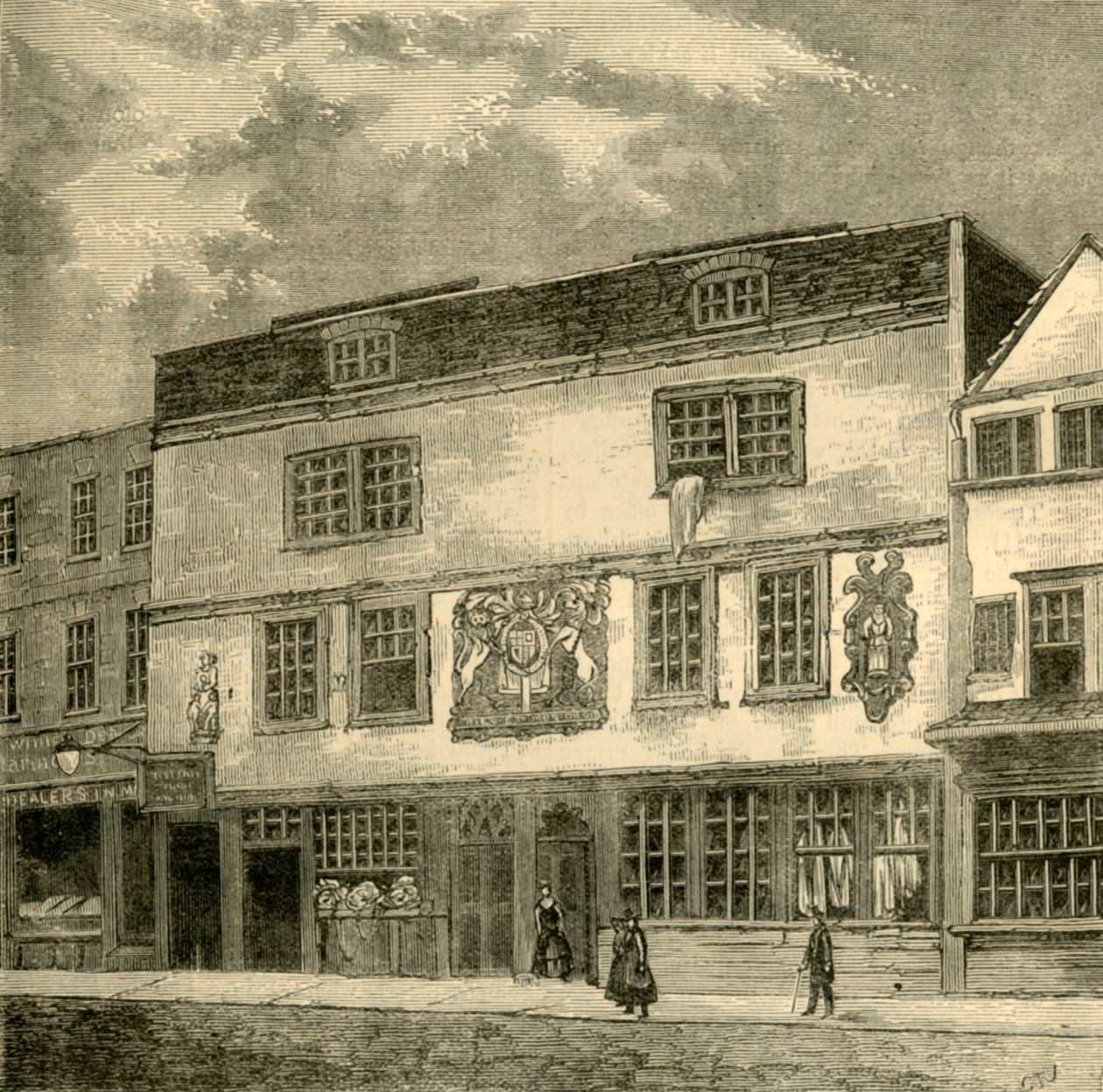 Divadlo Fortune, c1872. od Unbekannt