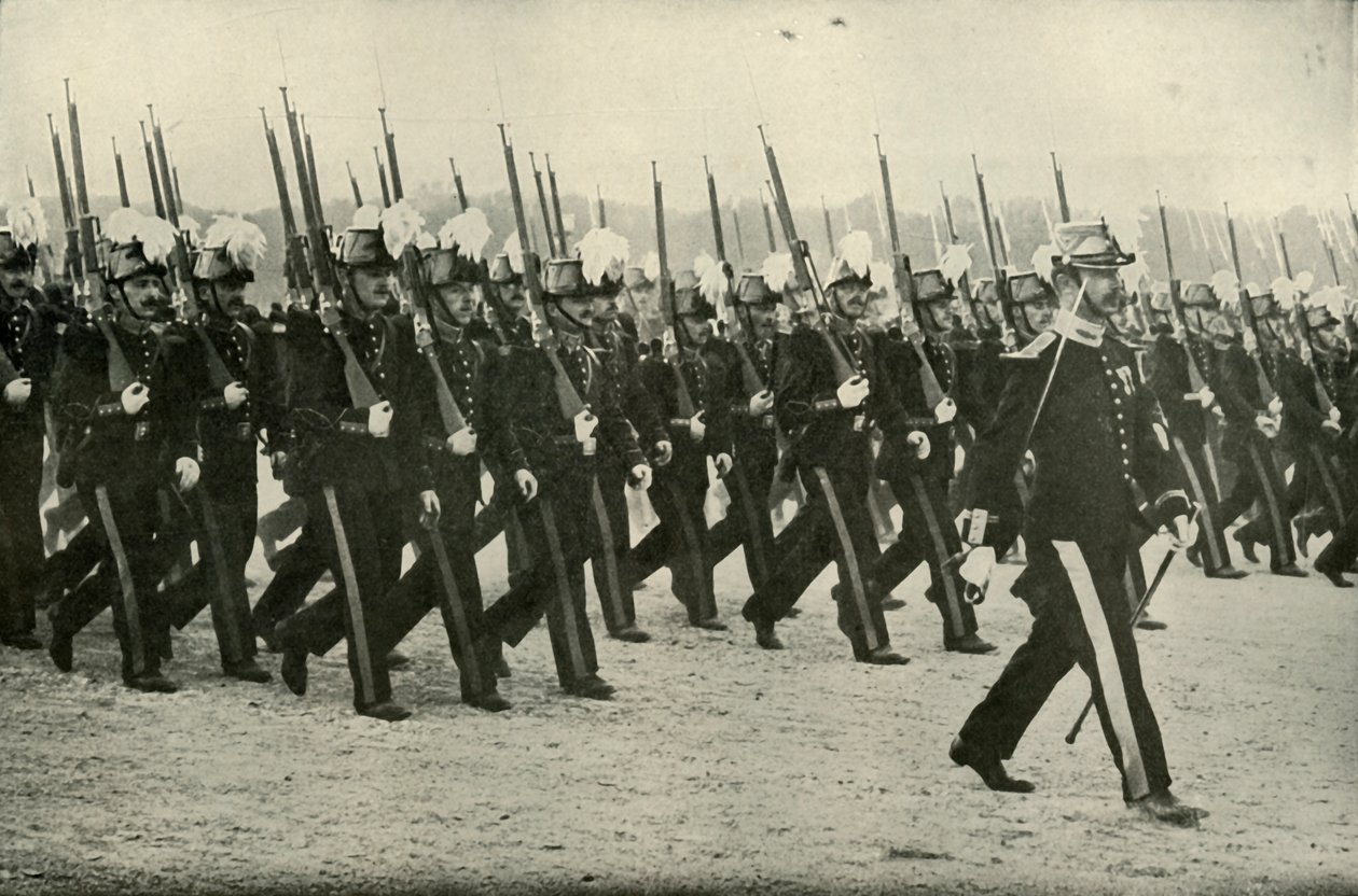 Francouzský armádní důstojník v procesu, 1919. od Unbekannt