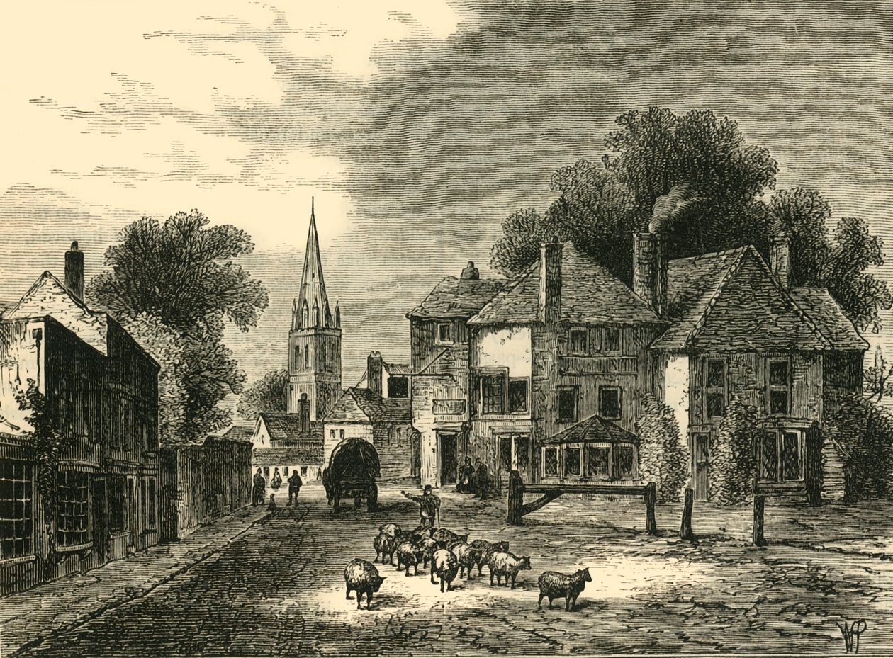 The Gate-House, Highgate, v roce 1820, c1876. od Unbekannt