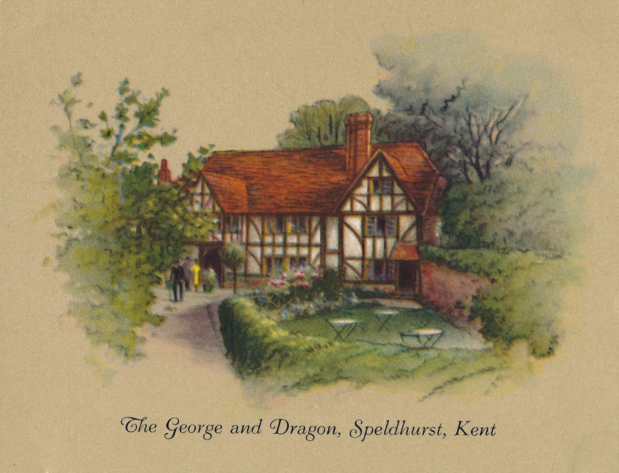 The George and Dragon, Speldhurst, Kent, 1939 od Unbekannt
