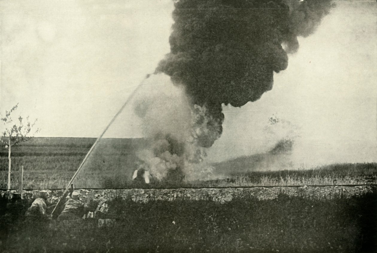 Německý Flammenwerfer., 1919. od Unbekannt