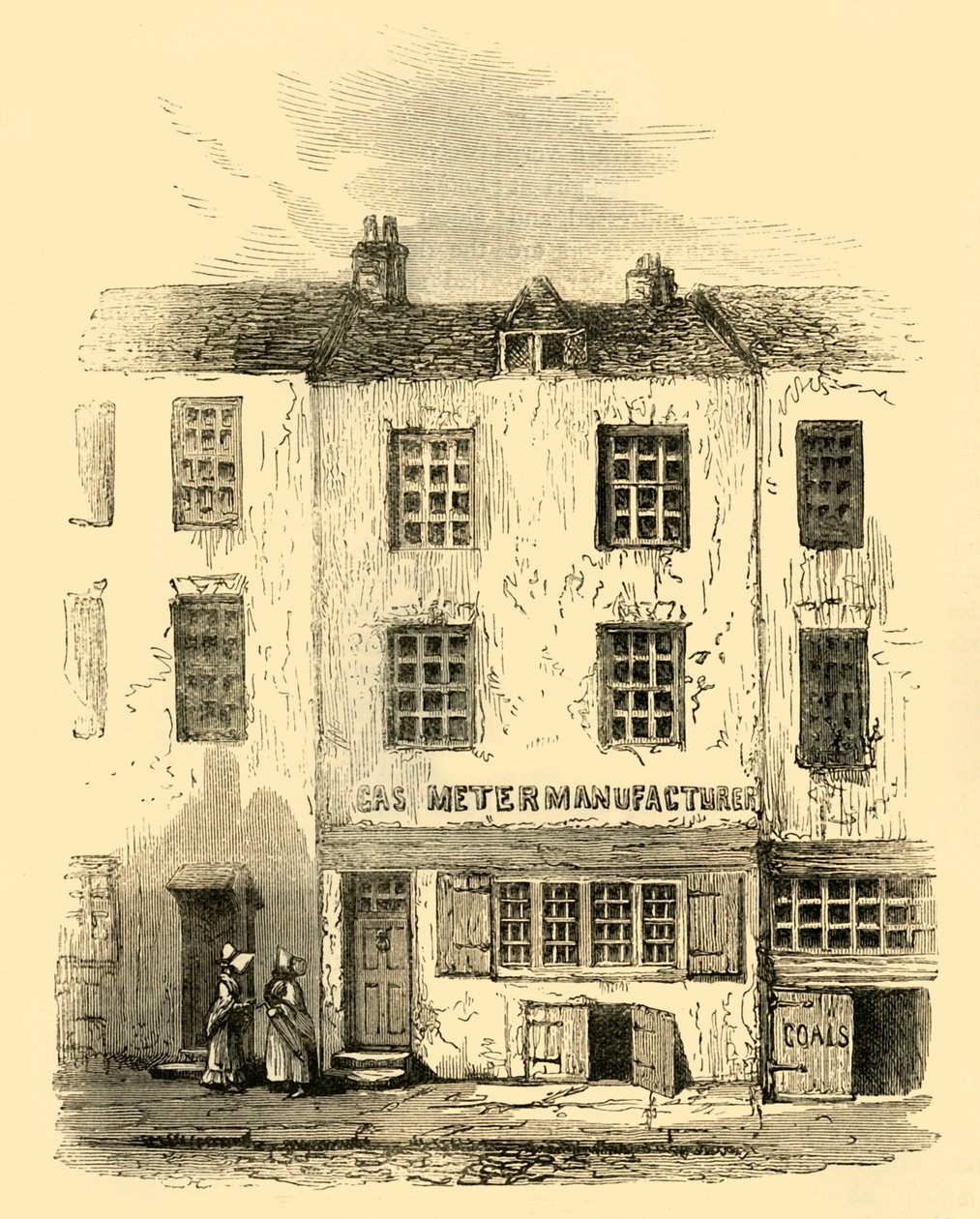Dům duchů v Cock Lane, c1872. od Unbekannt