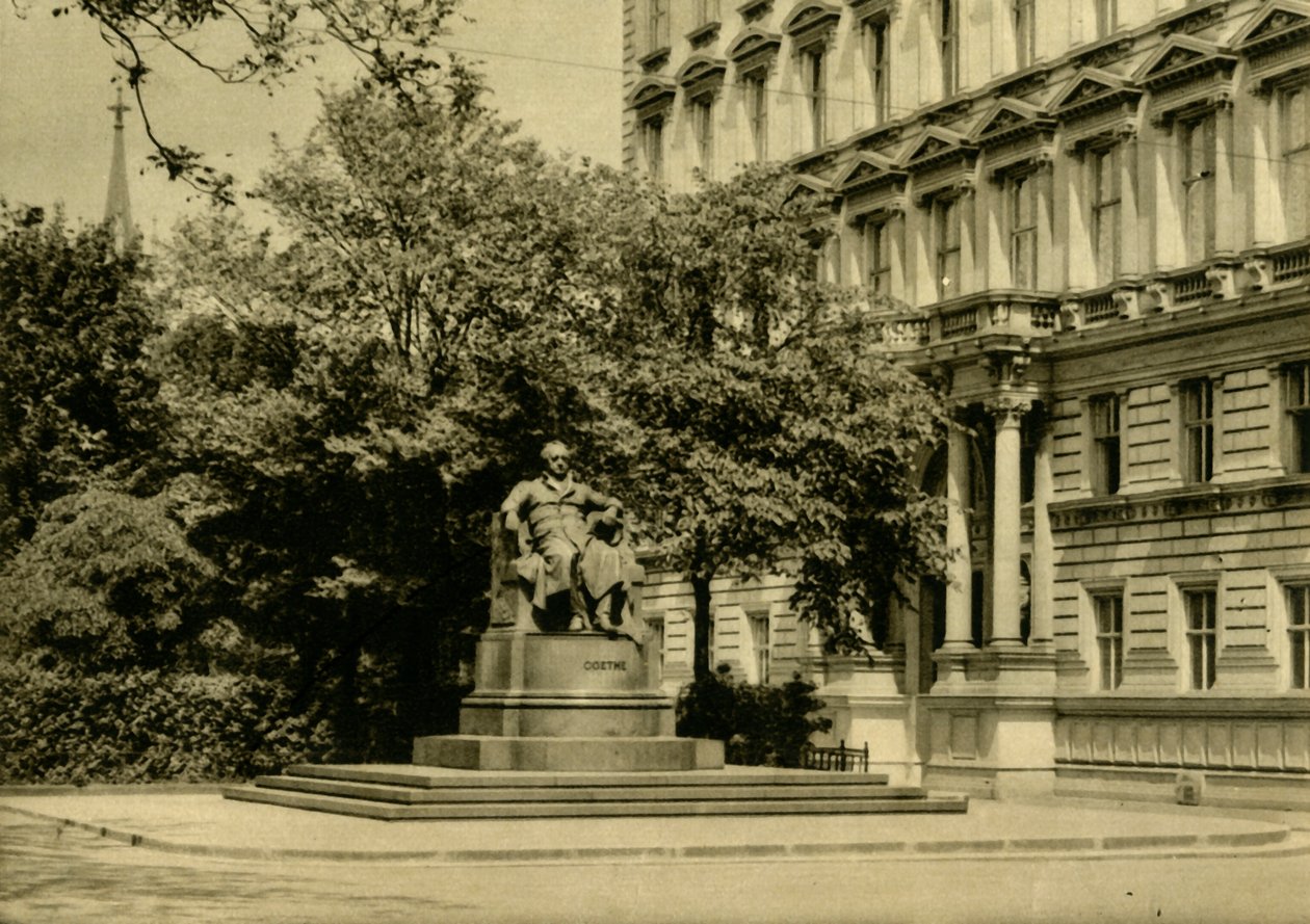 Goethův pomník, Vídeň, Rakousko, c1935. od Unbekannt