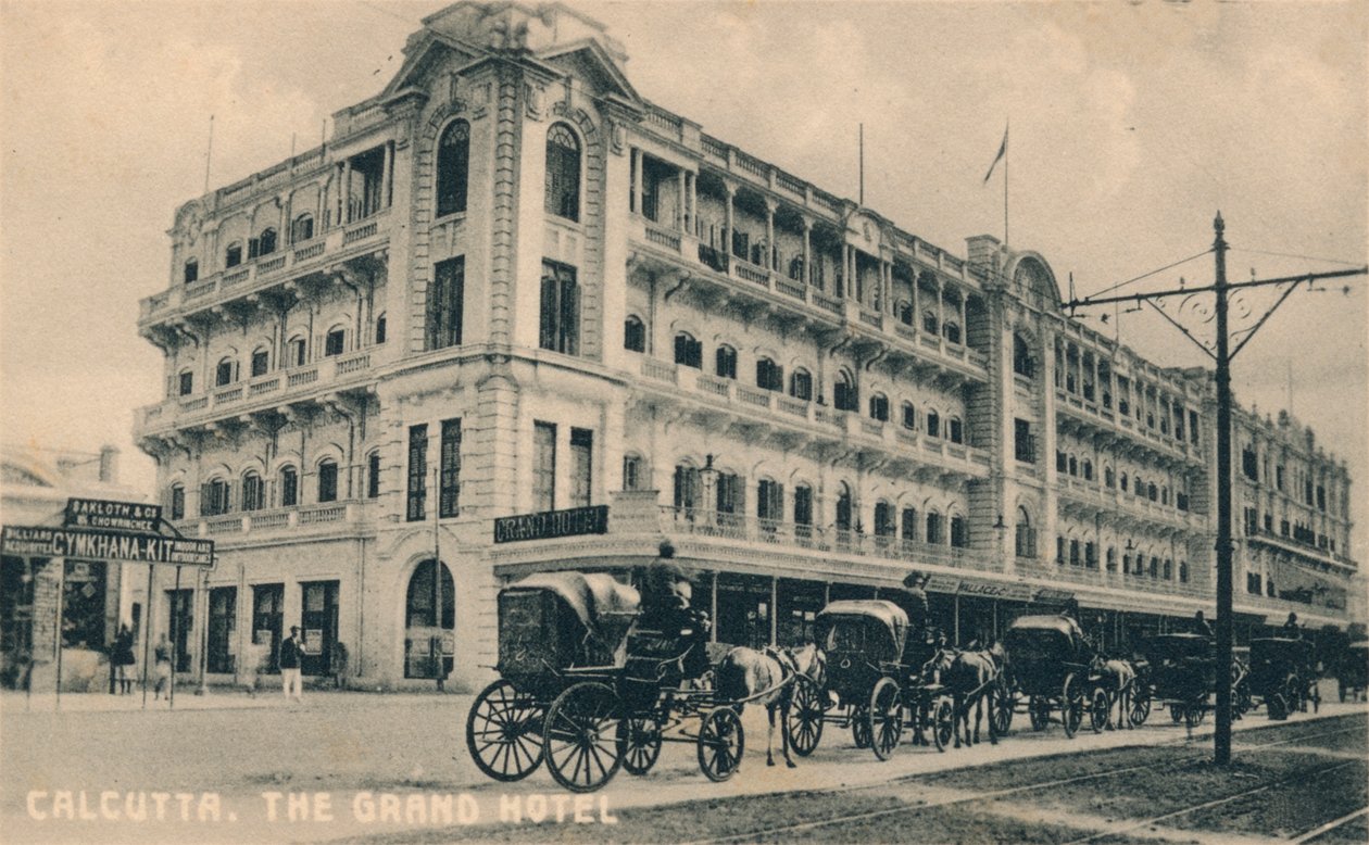 Grand Hotel, Kalkata, c1920 od Unbekannt