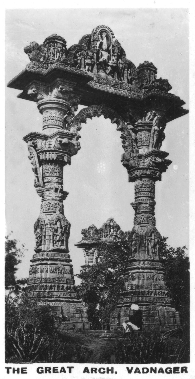 Velký oblouk, Vadnagar, Gujarat, Indie, c1925 od Unbekannt