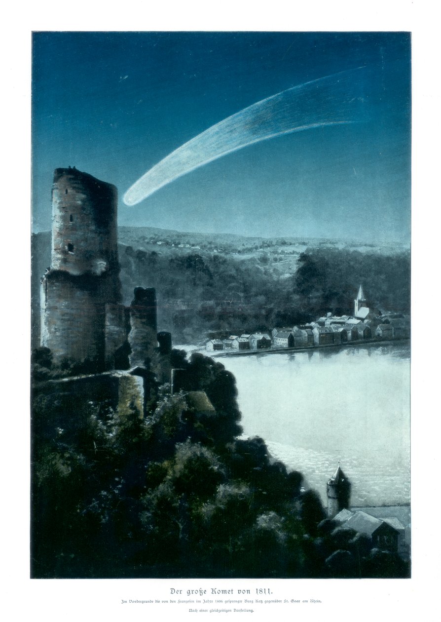 Velká kometa z roku 1811, 1900 od Unbekannt