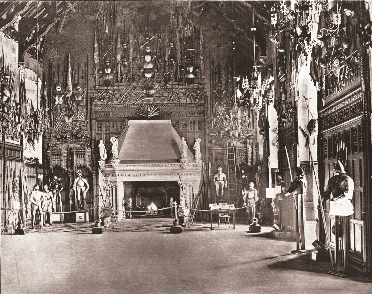 The Great Hall, Edinburgh Castle, Edinburgh, Skotsko, 1894. od Unbekannt