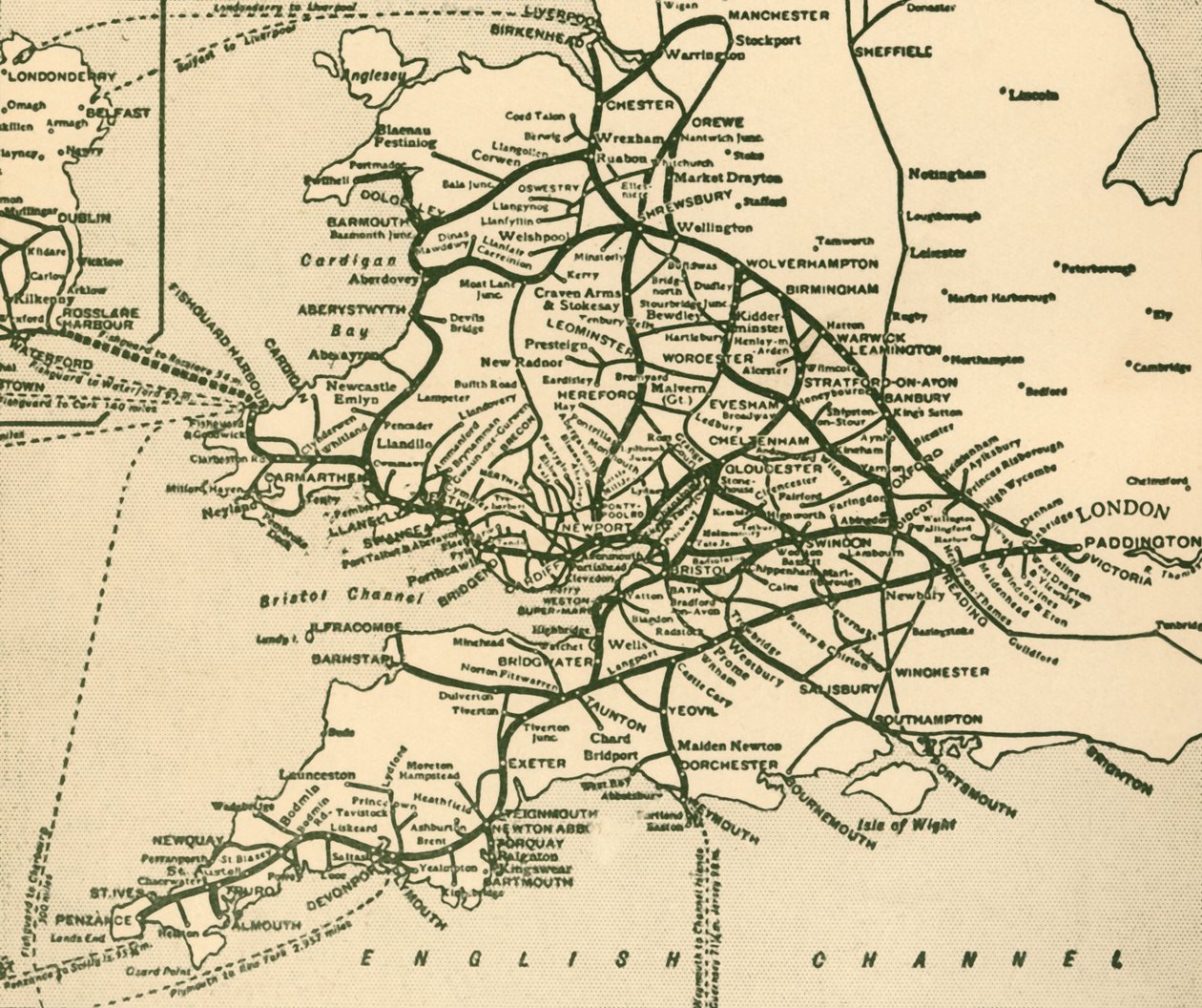 Velká západní železnice, 1930. od Unbekannt