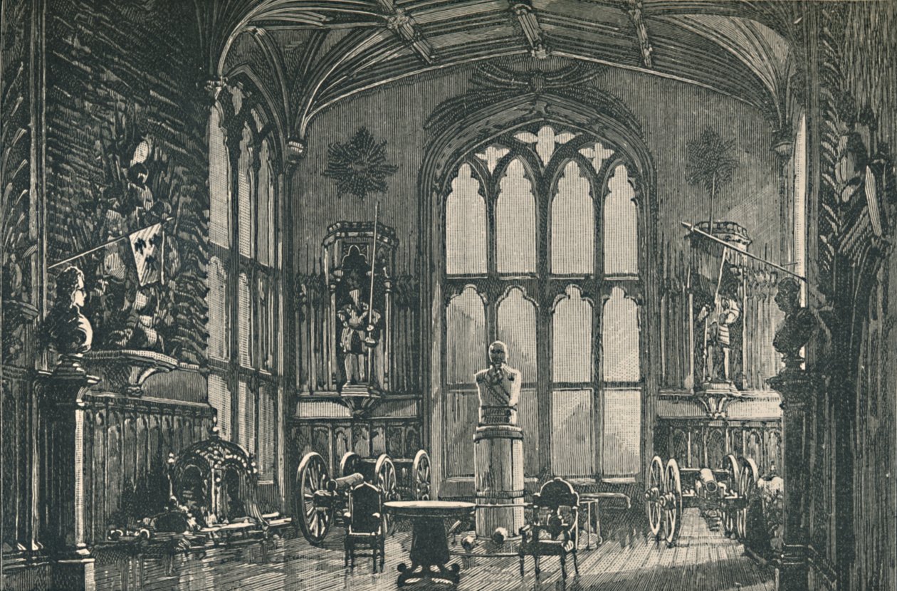 The Guard Room, or Armoury, 1895 od Unbekannt