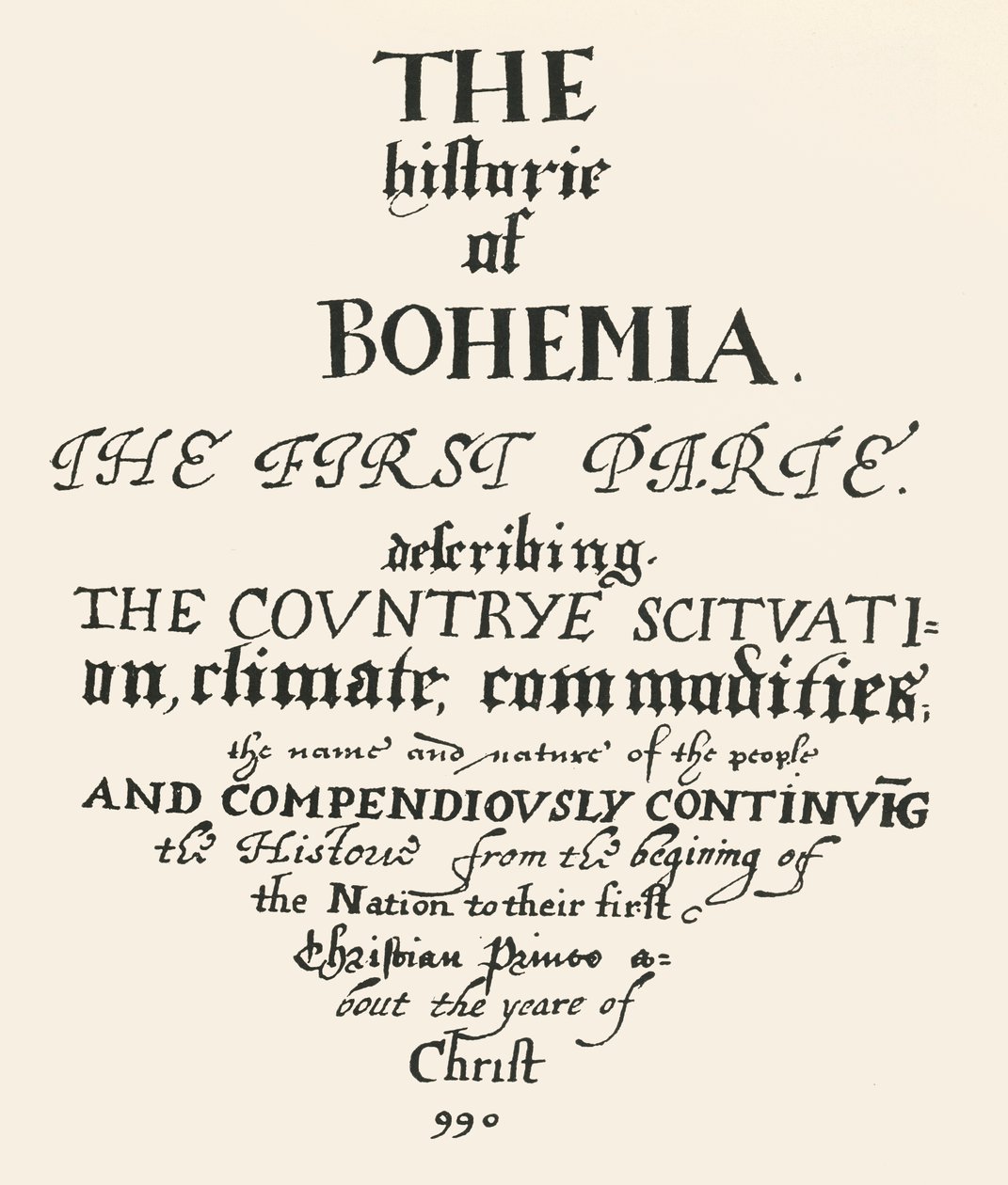 The Historie of Bohemia, 1619-1620, 1947. od Unbekannt