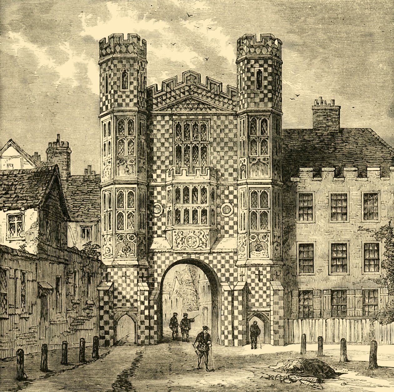Holbein Gateway, Whitehall, 1881. od Unbekannt