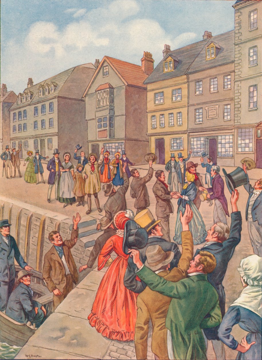 Návrat domů, 1838, 1934 od Unbekannt