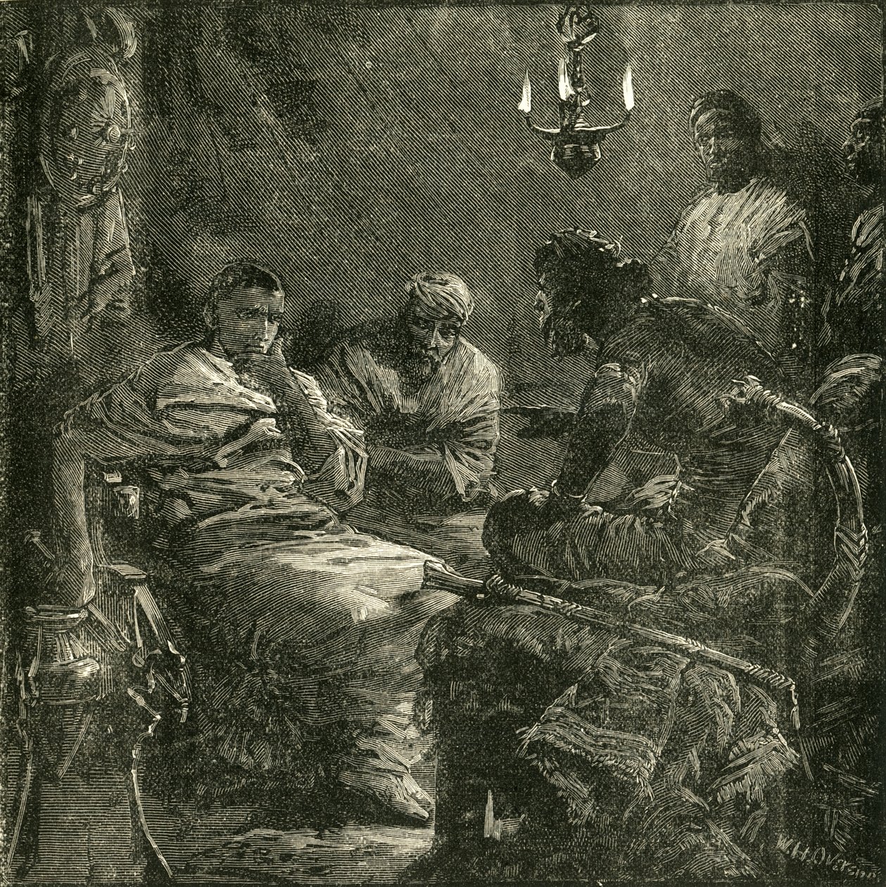 Rozhovor mezi Bocchusem a Sullou, 1890. od Unbekannt
