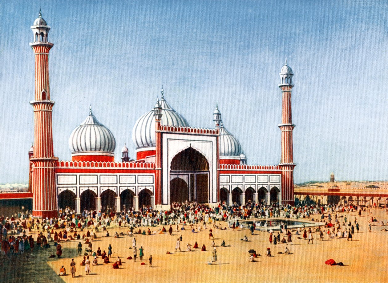 Jumma Musjid, Dillí, Indie, začátek 20. století od Unbekannt