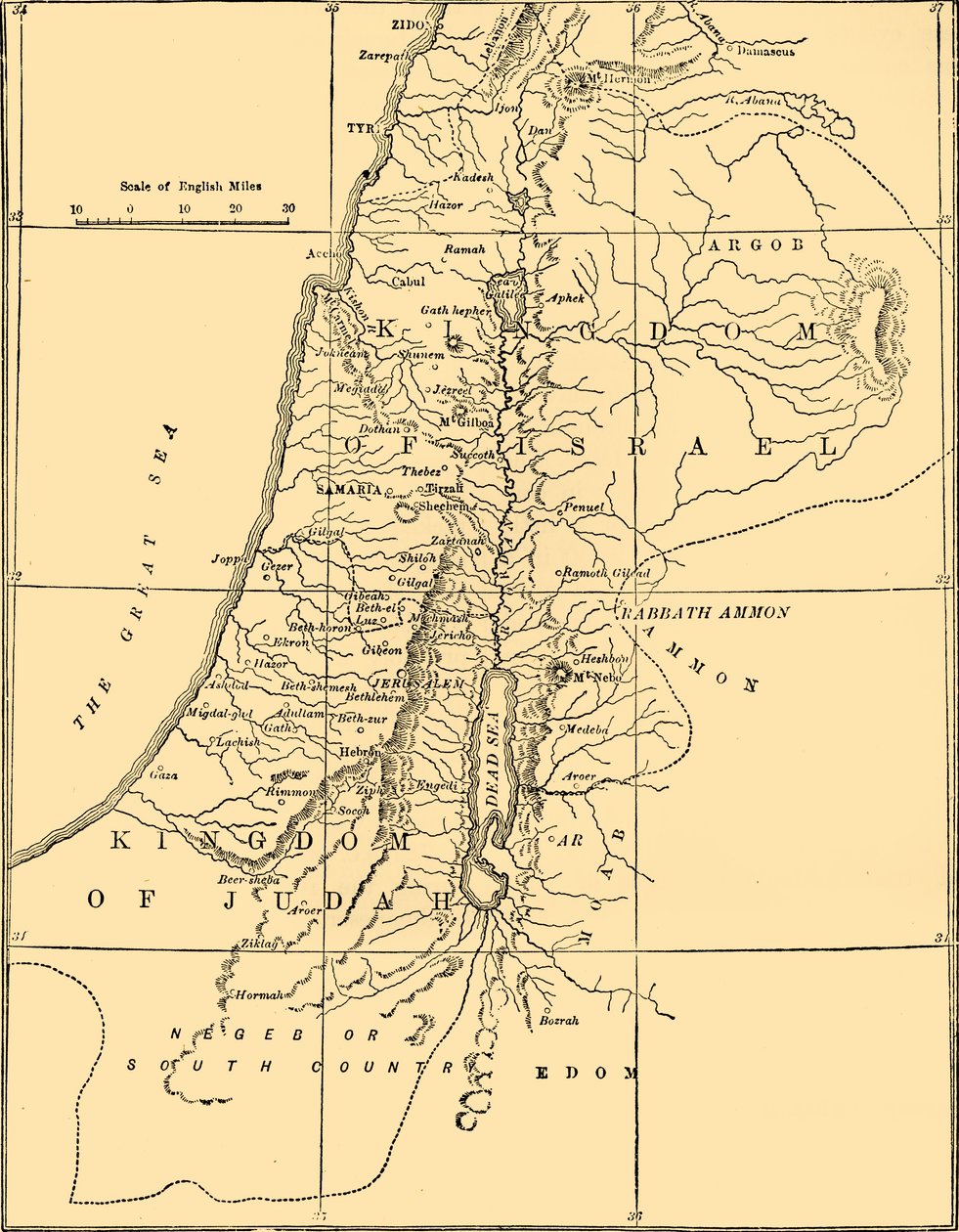 Království Judské a Izraelské, 1890. od Unbekannt