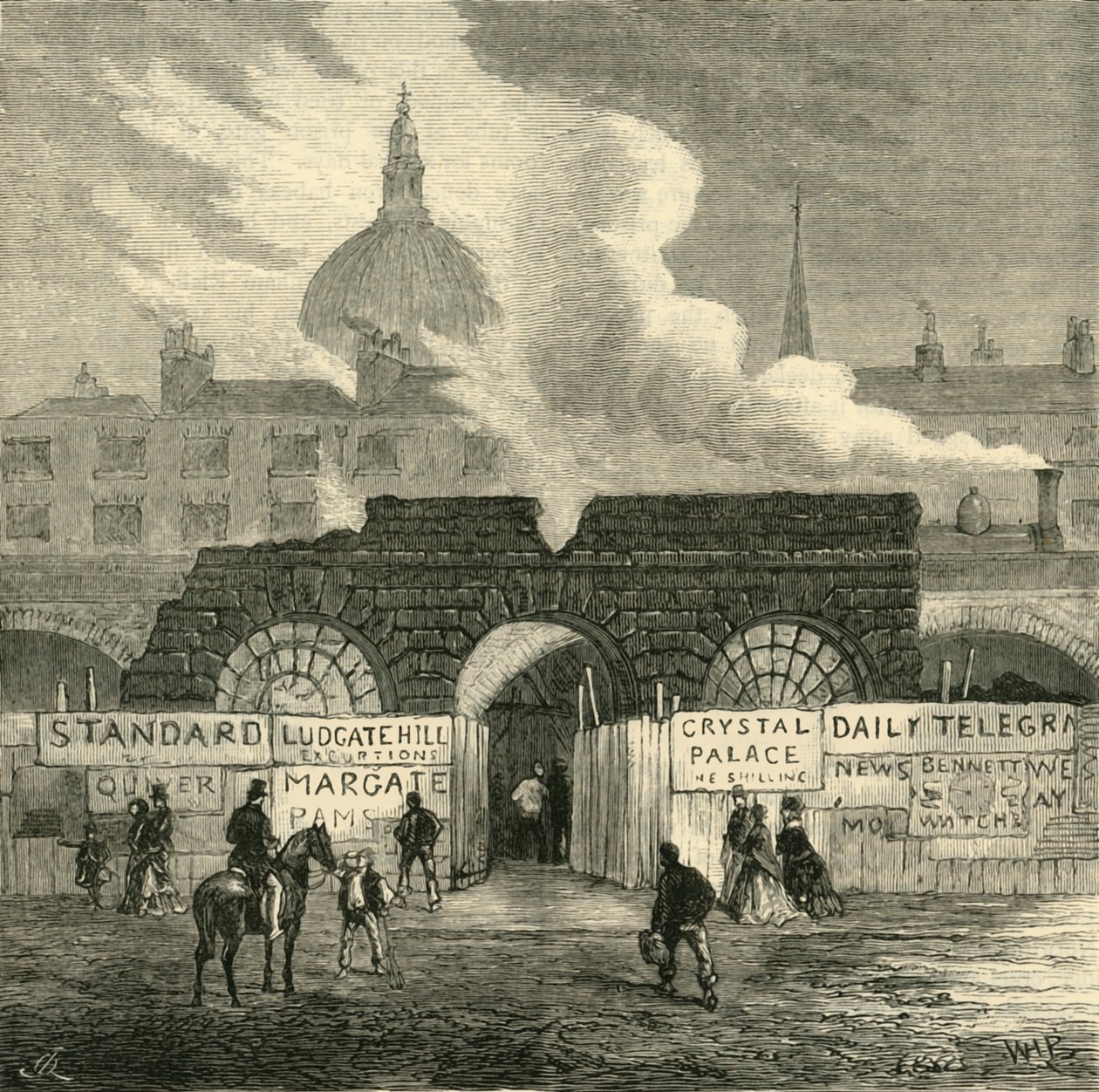 The Last Remains of the Fleet Prison, c1872. od Unbekannt