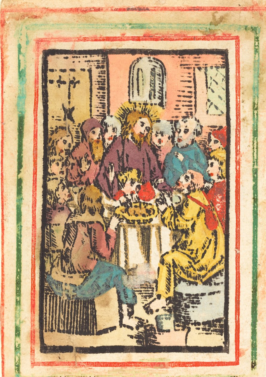 Poslední večeře, c. 14801500. od Unbekannt