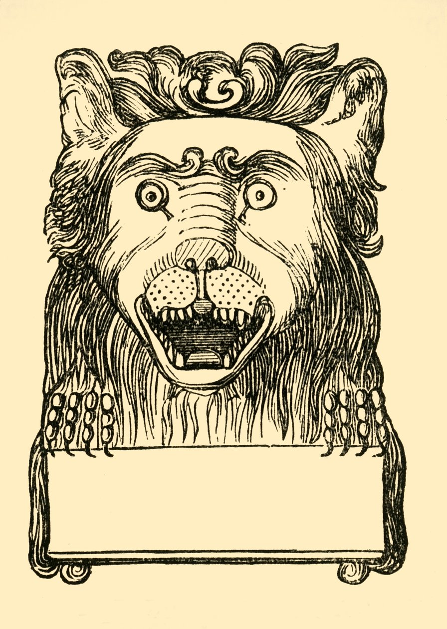 The Lions Head at Buttons., 1881. od Unbekannt